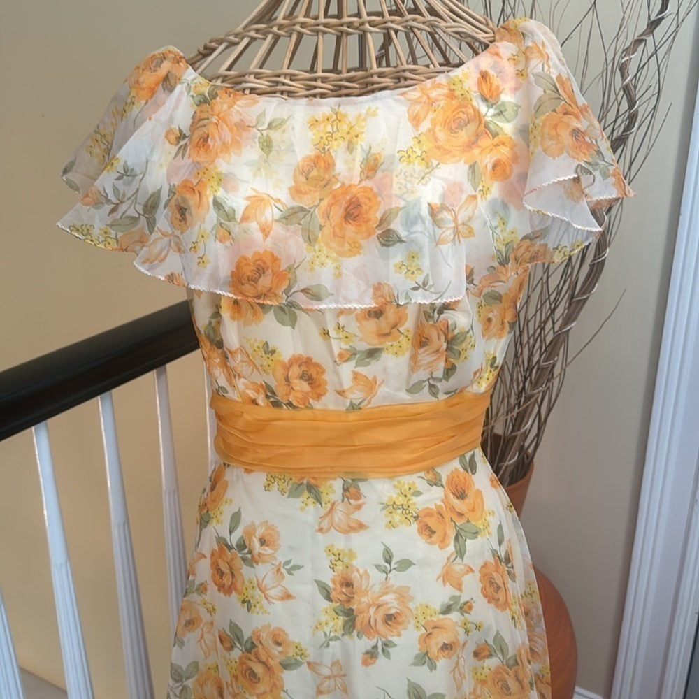 Sylvia Ann 1970’s prom dress or cocktail dress - Picture 2 of 13